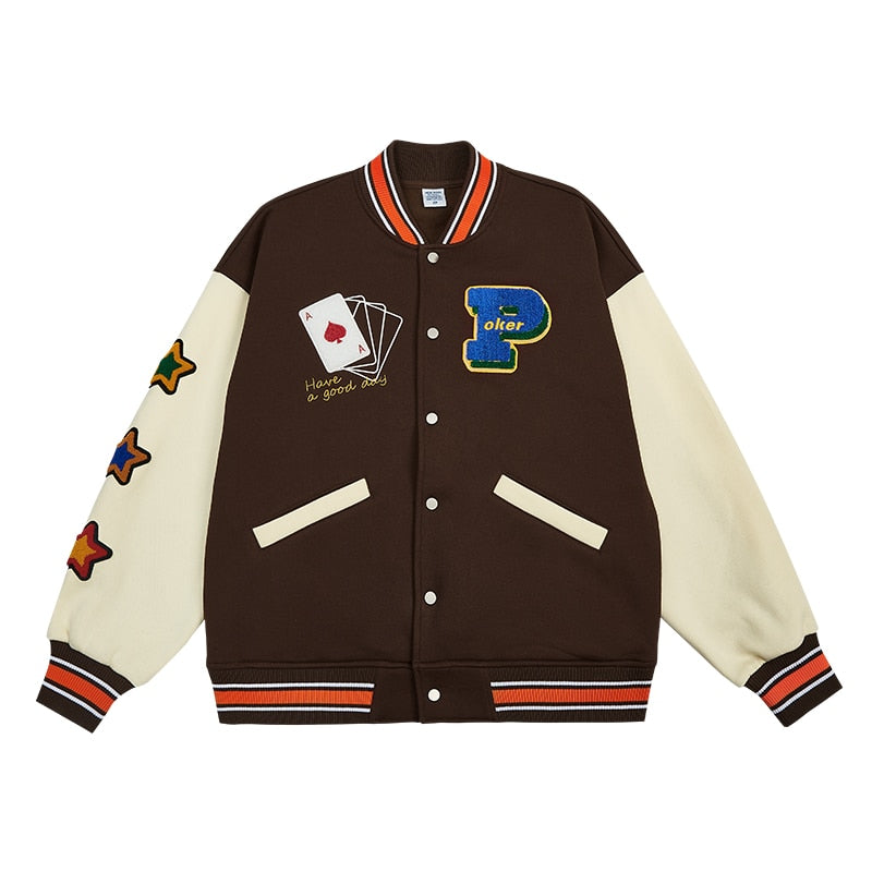 Poker Varsity Jacket